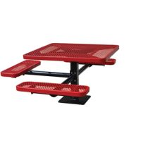 The City™ Series Square Pedestal ADA Picnic Tables