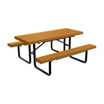 BarcoBoard™ Steel-Frame Rectangular Picnic Tables