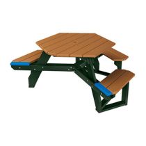 Wheelchair Accessible - 1 Chair Hex Table